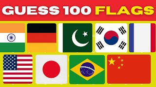 Guess the Correct Flag Challenge | 100 Flags Quiz