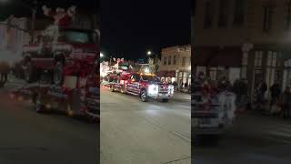 Santa's arrival at the Cody Cowboy Christmas Stroll 2021