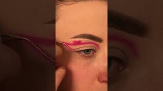 #shorts Neon eye makeup tutorial #shorts #neoneyes #neon #eyelashes #eyeliner #makeupforever #eyes