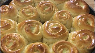 CUSTARD BREAD RECIPE / ROSE CUSTARD BREAD RECIPE