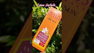 Lotus Sunscreen 🧴 spf 50pa+++ #skincare #sunscreen #skincare #beauty #skincareroutine #review #short