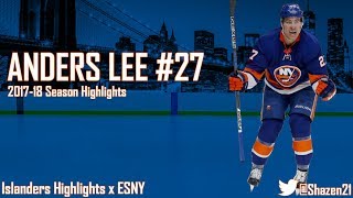 Anders Lee 2017-18 Season Highlights