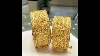 beautiful gold kangan designs/gold jewellery designs/gold jewellery ideas/gold jewellery collection