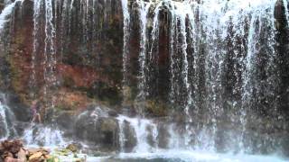 Swimming at Navajo Water Fall