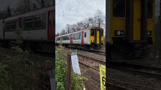 TFW Class 150217 Passes Brynna Foot Crossing #wales #railway #train #tfw #transport #travel #uk #150