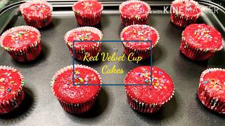 Red Velvet Cup Cakes ( no Egg, no Butter) / రెడ్ వెల్వెట్ కప్ కేకలు /Eggless Red Velvet Cup Cake