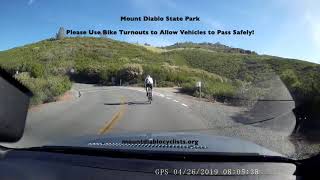 Cyclist Not Using Bike Turnout(MDSP)