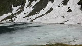 Ice lake in the middle of summer, we were amazed