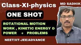 Rotational Motion -Work Kinetic-Energy & Power-NEET/IIT-JEE /Advnace