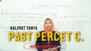 Sangat mudah !! Kalimat tanya pada Past Perfect Continuous