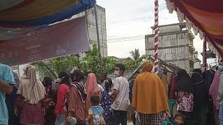 Suasana Antrian Vaksin Di Kec.reteh