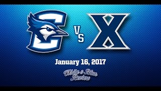 Creighton at Xavier (01/16/2017)