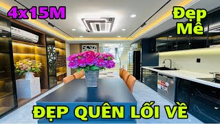 Nhà mặt tiền thang máy lững 4 lầu. Đẹp mê chủ ôm nhiều nhà bán rẻ. Xem là mê