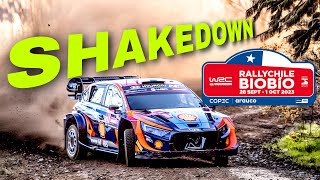 SHAKEDOWN || WRC RALLY CHILE 2023 || Flatout and max Attack