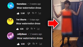 I wore a watermelon dress because 100,000 people told me to