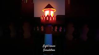 Beach Light house Simulation |#Shorts