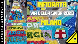 Infiorata via della Spiga 2023