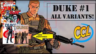 DUKE #1 by Skybound Variant Cover Checklist!  All Variants Revealed! G.I.JOE in the Energon Universe