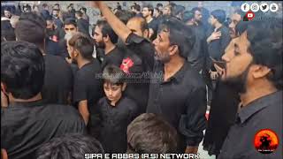 KAZMI PARTY | NAZIM PARTY KHANQA DOGRAN | ABBAS TERA HAQ HAI  MUHARRAM 2024 | NAJAF ASHRAF