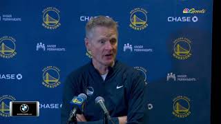 Steve Kerr POSTGAME INTERVIEWS | Golden State Warriors loss to Milwaukee Bucks 129-118