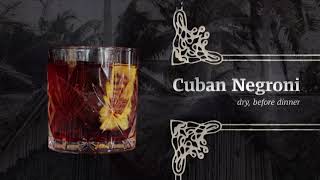 BLACK TEARS - CUBAN NEGRONI