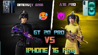 GT 20 PRO VS IPHONE 16 PRO 🔥😱best tdm gameplay☠️🇳🇵💙🇵🇰best player from Pakistan vs me🇳🇵