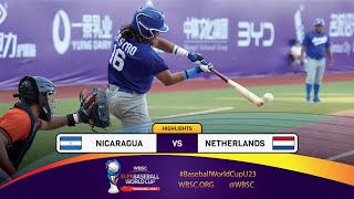 HIGHLIGHTS – Game 22 – Nicaragua vs. Netherlands – WBSC U-23 Baseball World Cup 2024