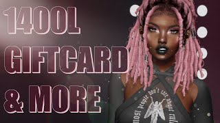 1200L GIFTCARDS, SALES, & FREEBIES!!! | SECOND LIFE