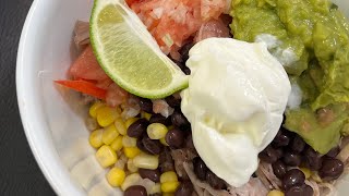 Low Carb Pork Burrito Bowl