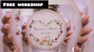 Free Hand Embroidery Workshop 🧵🪡