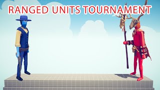 ALL RANGED UNITS TOURNAMENT - Totally Accurate Battle Simulator TABS