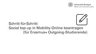 [Outgoing] Schritt-für-Schritt: Social top-up in Mobility-Online beantragen