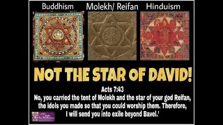 Gwiazda Dawida= Gwiazda Bożka Remfana= Saturna / The Star of David= Star of the God Rephan= Saturn