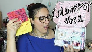 🌈 HUGE Colourpop Haul with SWATCHES!!!🌈