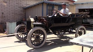 Will it start? overhauled Model T engine.