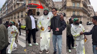 Davido Meet the Prince of Saudi in Paris France as Davido Tell him his the King of Nigeria