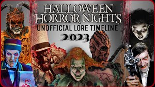 Halloween Horror Nights Icons Lore FULL Timeline - 2023 Edition