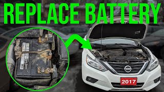 How to [EASILY] Replace the Battery - Nissan Altima (2013-2018)