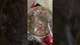 dinner adobong black meat