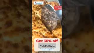 Domino's Pizza offers Promocode: WONDER0750  for 30% till 15.12           A delicious pizza recipe!