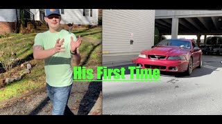 First Time Driving a Manual V8