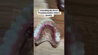 Unveiling the Art of Premium Smiles: Where Quality Meets Perfection!”#dentures #dentures #shortvideo