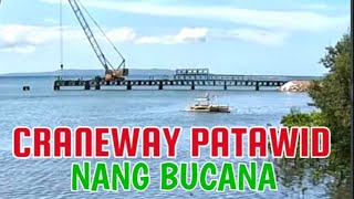 CRANEWAY RAMP COASTAL ROAD patawid nang bucana