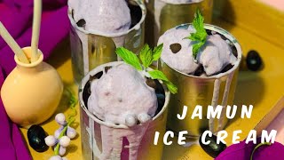 Black jamun ice cream #blackjamun #icecream #thesparekitchen #jamunrecipe