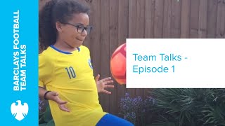 Team Talks Episode 1 | Ian Wright surprises 10 year-old Arsenal-mad Joelle