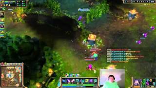 Scarra plays Kassadin vs Tristana mid lane