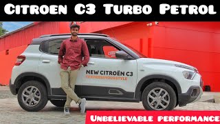 Citroen C3 Turbo Petrol Manual - Best Engine Ever !! | Js Auto Reviews | Tamil Car Review