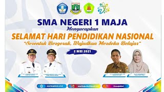 UPACARA VIRTUAL HARDIKNAS SMAN 1 MAJA 2021