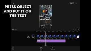 Capcut edititing tutorial | and floating text | Iron Man vs Captain America #tutorial