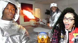 Lighting Lil Uzi Vert On Fire! REACTION